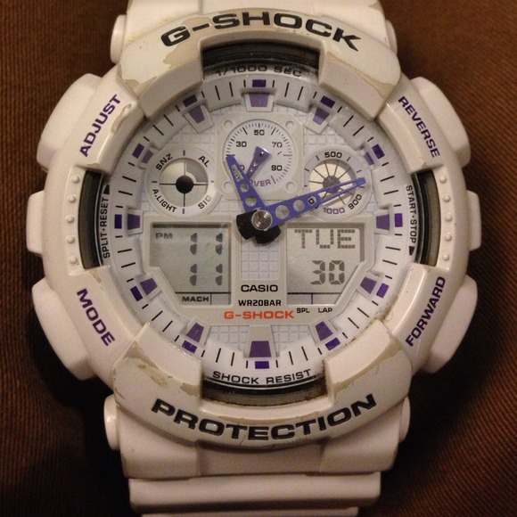 G-Shock Accessories - White G-Shock