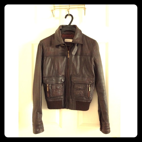 ben sherman leather jacket