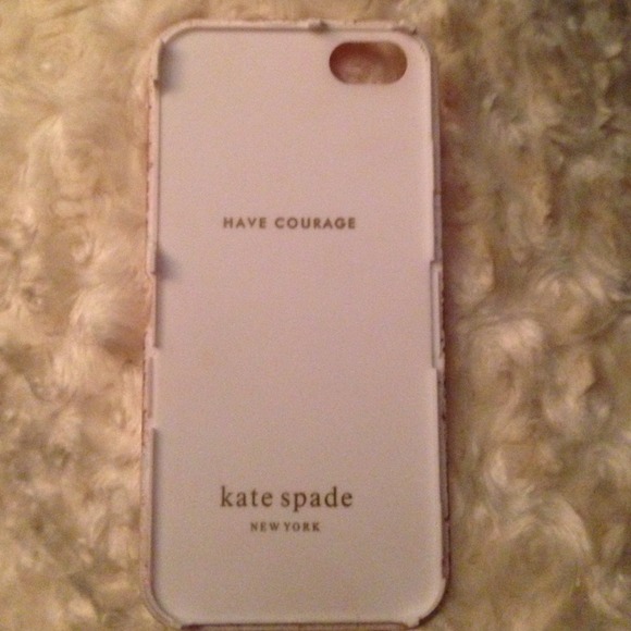 Kate Spade case cover iphone 5 & 5S Have Courage - Picture 3 of 4