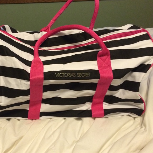 Exclusive Victoria's Secret weekender bag.