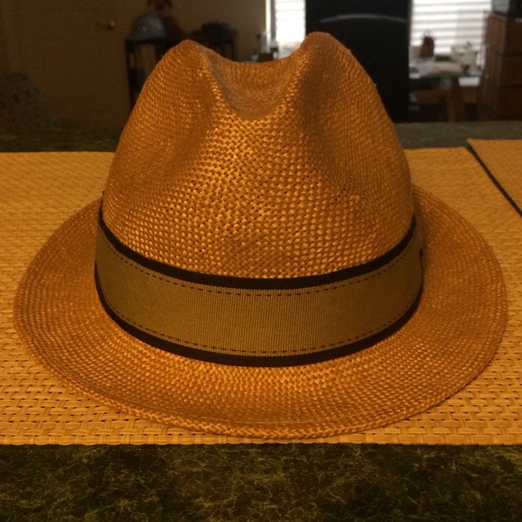 Straw summer beach hat