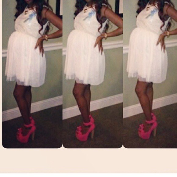 Cream summer dress