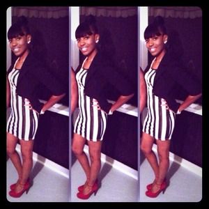 Black & White Striped dress