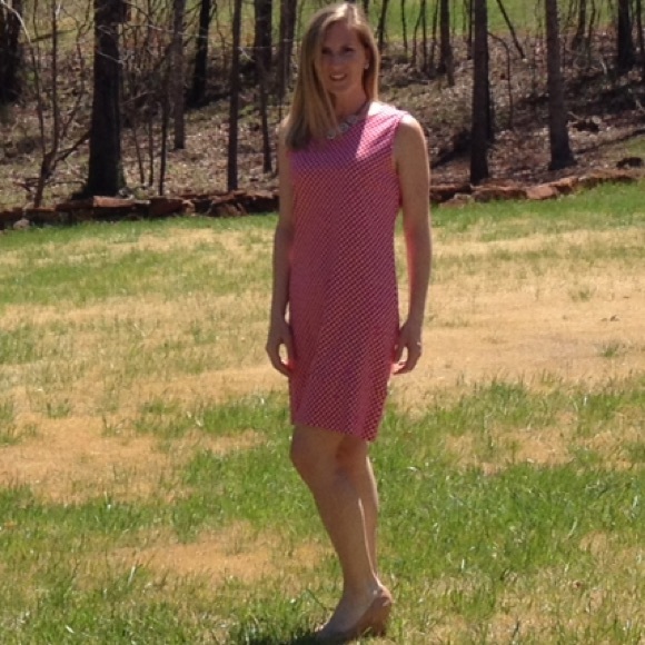 NY&Co Dresses & Skirts - ⛔️ SOLD ⛔️New York & Co Printed Vibrant Red Dress