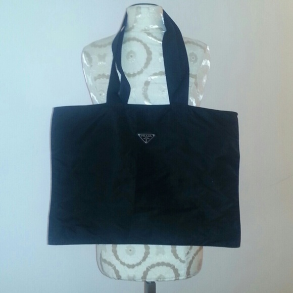 Large Nylon Prada Bag (Circa 1990s) Authentic.