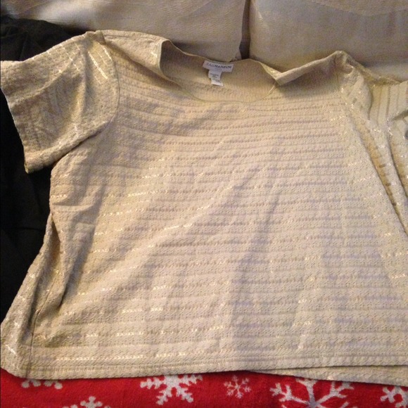 Tan dressy shirt