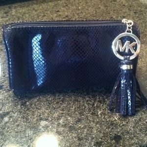 Michael Kors black make up bag