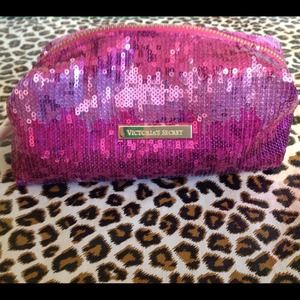 **SOLD** Victoria's Secret sequin makeup bag