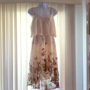 Amazing Hi-Lo sheer ivory dress, $12 8X Host Pick!