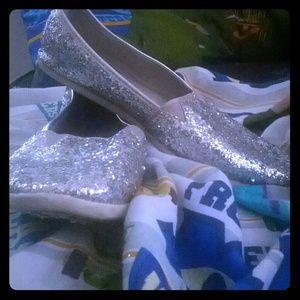 Sparkly flats