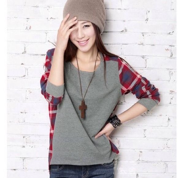 Plaid Top