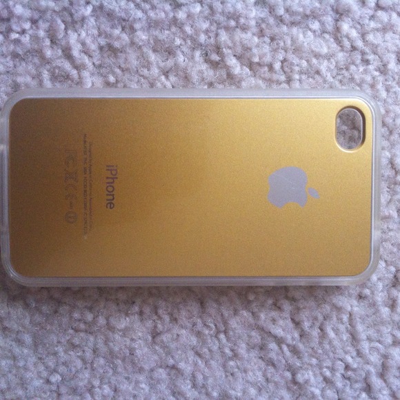 Gold back iPhone 4 case