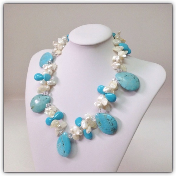 Handmade Tear Drop Necklace - Picture 3 of 5