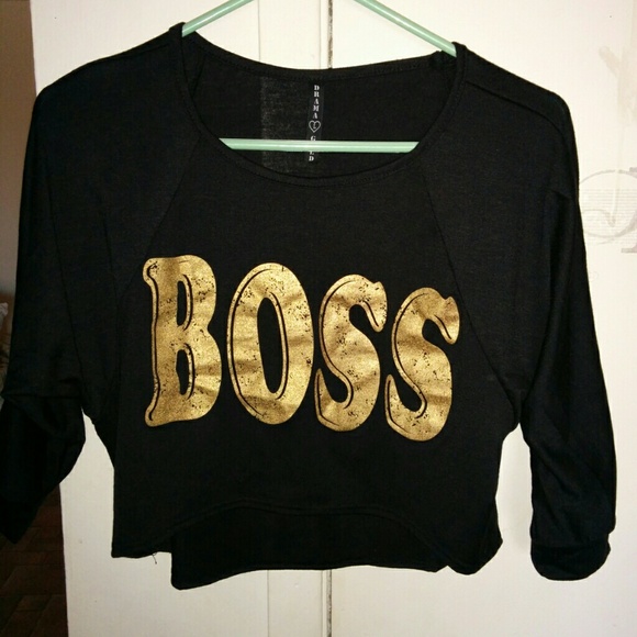 Boss crop top never worn