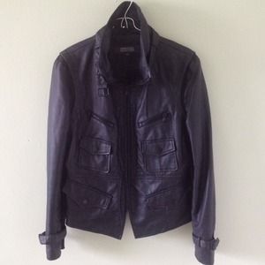 Kenneth Cole Faux Leather Jacket
