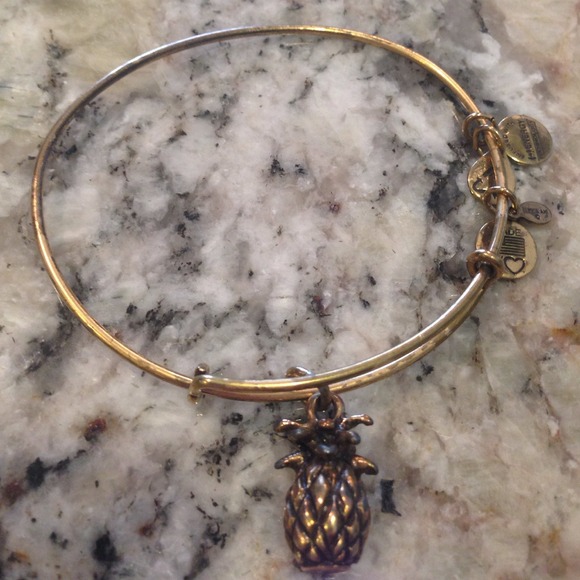 Alex & Ani Russian Gold Pineapple