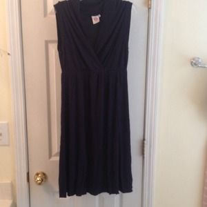 Navy blue maternity/nursing dress