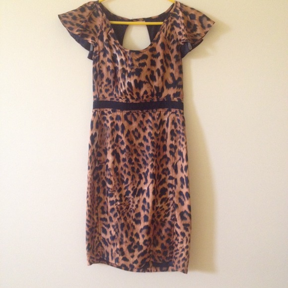 Leopard print dress