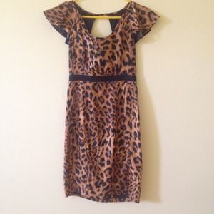 Leopard print dress