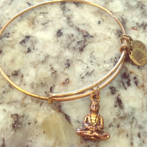 Alex & Ani Russian Gold Buddha Bangle