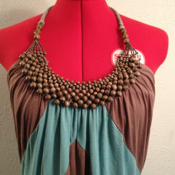 blue and brown halter - Picture 2 of 3