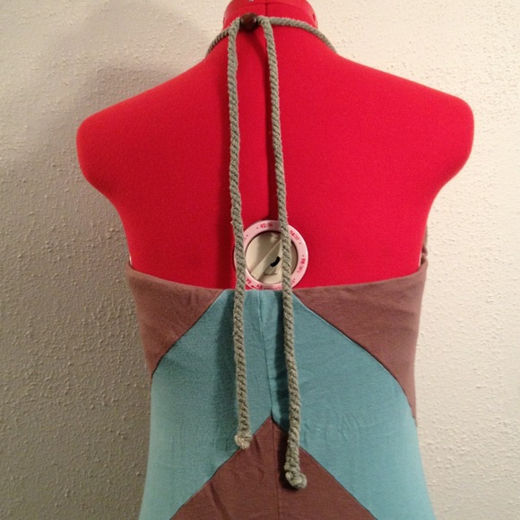 blue and brown halter - Picture 3 of 3