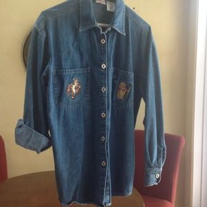 Disney Tigger and Pooh Denim Shirt