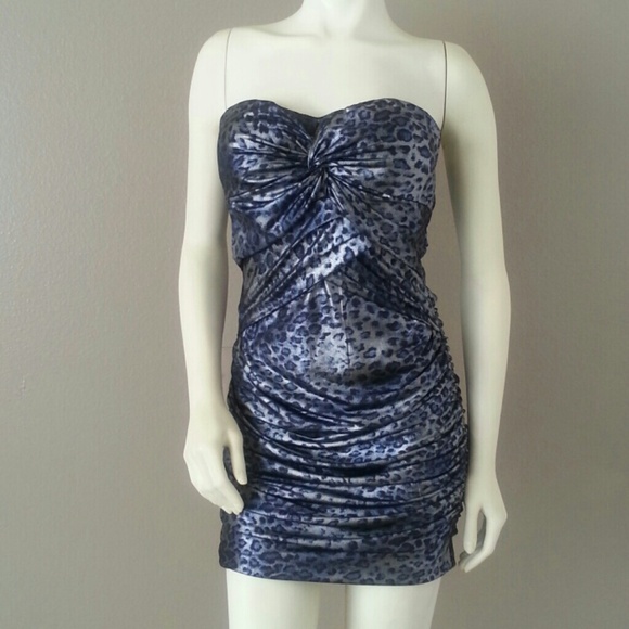 FOREVER 21 CLUB / PARTY DRESS SIZE LARGE - CHEETA