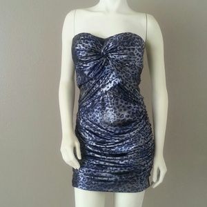 FOREVER 21 CLUB / PARTY DRESS SIZE LARGE - CHEETA