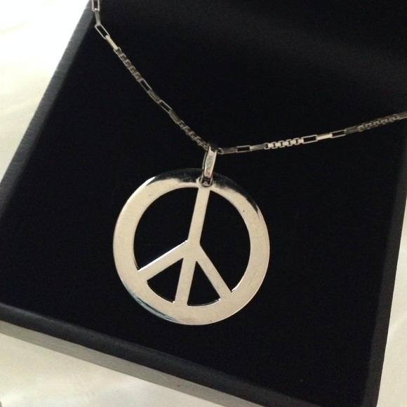 Venizi Jewelry - {Sterling Peace Necklace}