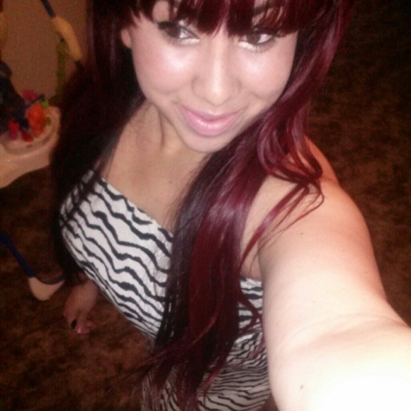 Zebra print long dress - Picture 2 of 3