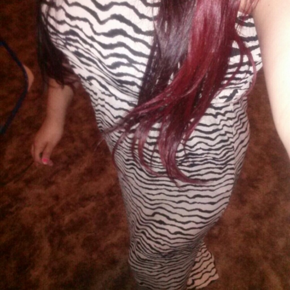 Zebra print long dress - Picture 3 of 3