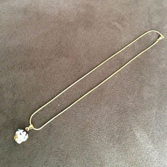 🚨Donated🚨Gold Cupcake Necklace - Picture 3 of 3