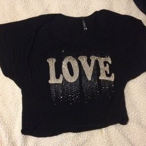 a 'Love' top
