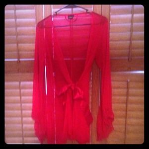 Frederick's of Hollywood sheer robe