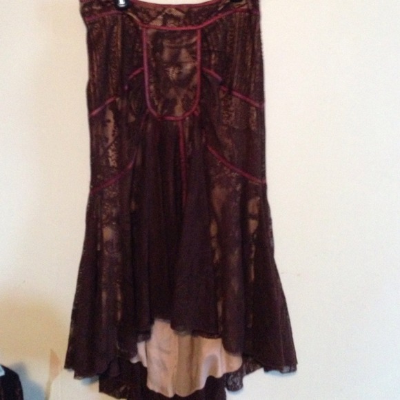 Sold....Reduced....Fun & flirty...bebe lace skirt. - Picture 1 of 4
