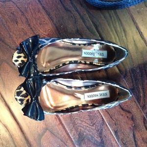 Leopard steve madden flats!