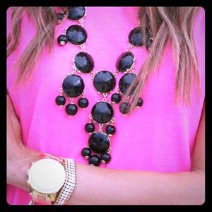 Black bubble necklace