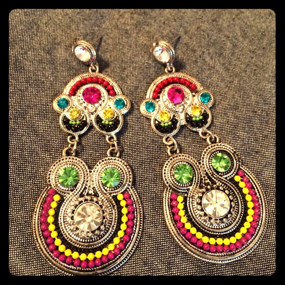 Unique statement earrings