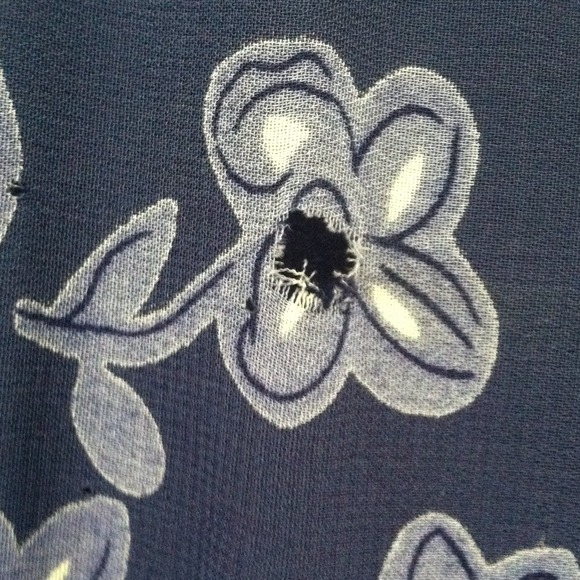 Blue flower dress - Picture 4 of 4