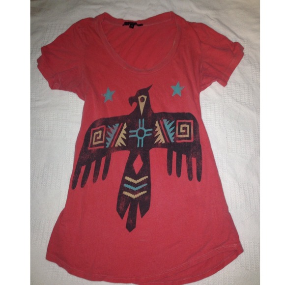 Urban Outfitters Truly Madly Deeply Coral Shirt
