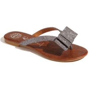 Jeffrey Campbell Esmerald Glitter Bow Sandals