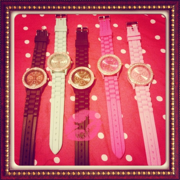 Silicone band colorful watches