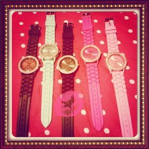 Silicone band colorful watches