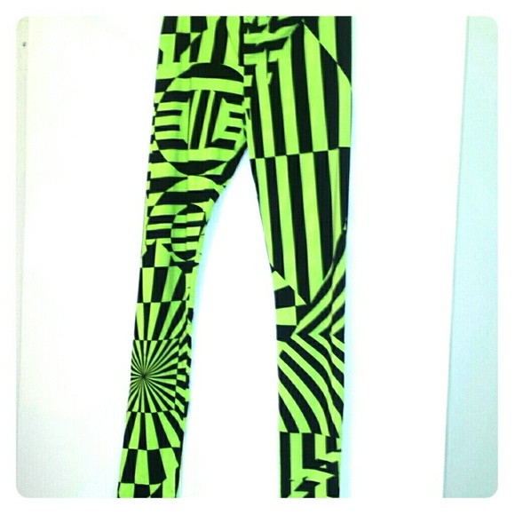 Neon yellow/green spandex