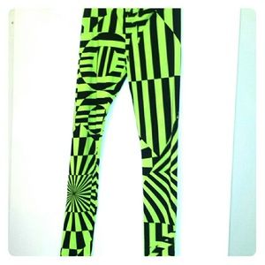 Neon yellow/green spandex