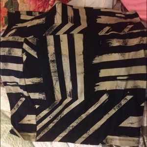 !!!!!SOLD!!!!! Black and Tan bodycon skirt