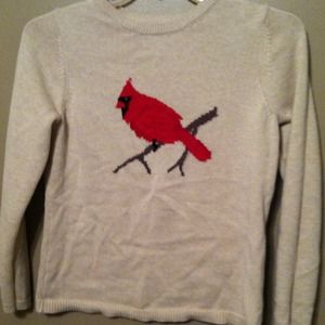 Comfy cardinal sweater