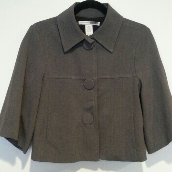 Grey Cropped Blazer/Jacket