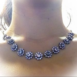 🎉Host Pick🎉Amethyst Flower Statement Necklace